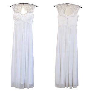 Eva USA Sleeveless Semi Formal Wedding Dress Sz S
